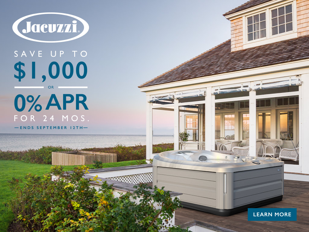 DISCOVER THE JACUZZI® HOT TUBS PLAY™ COLLECTION WCI Pools & Spas